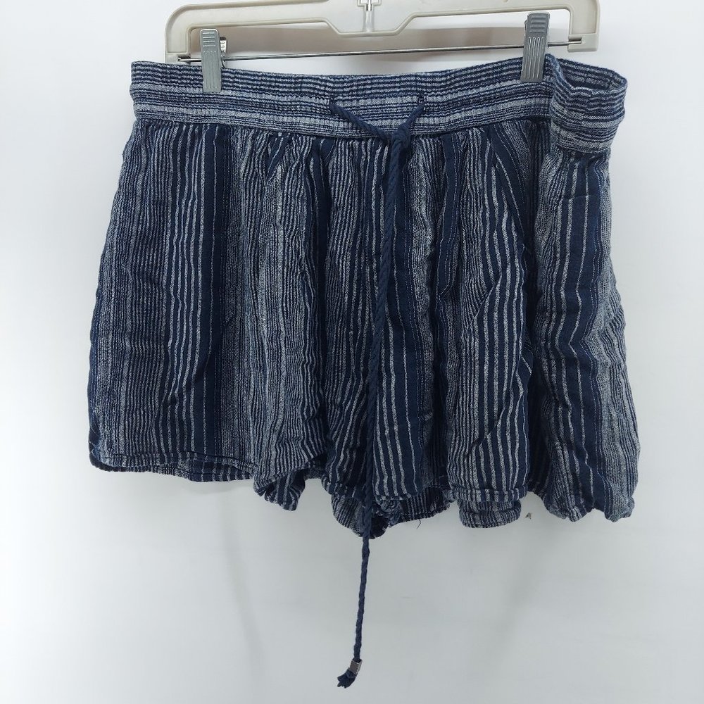GAP LINEN BLEND PULL FLOWY  SHORTS SZ LARGE